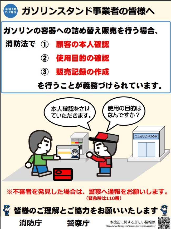危険物安全週間のポスター