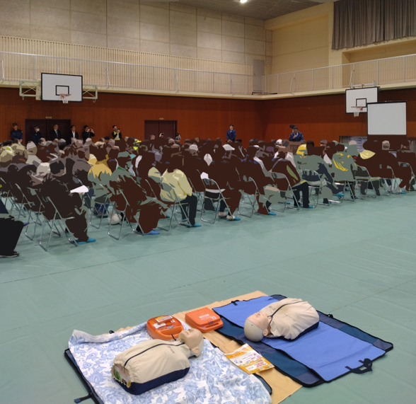 防災訓練の様子