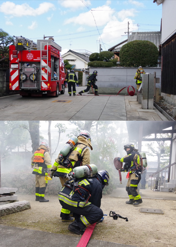消防隊の活動